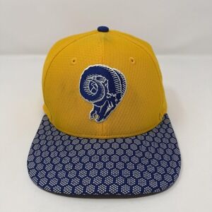 Los Angeles Rams Hat Cap Snap Back Mens One Size Yellow NFL Football New Era